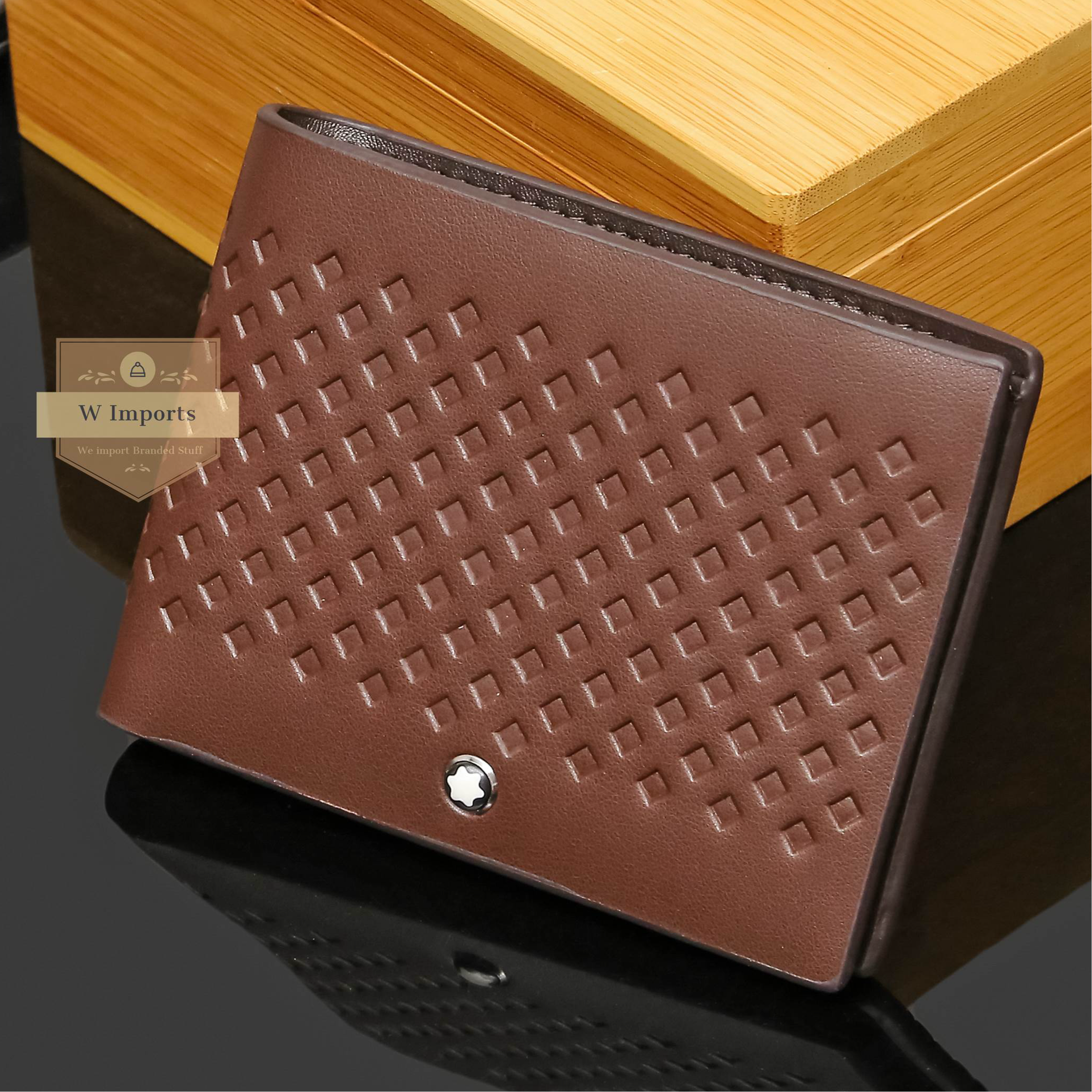 Brown Leather Bifold Wallet For Men (N-114)