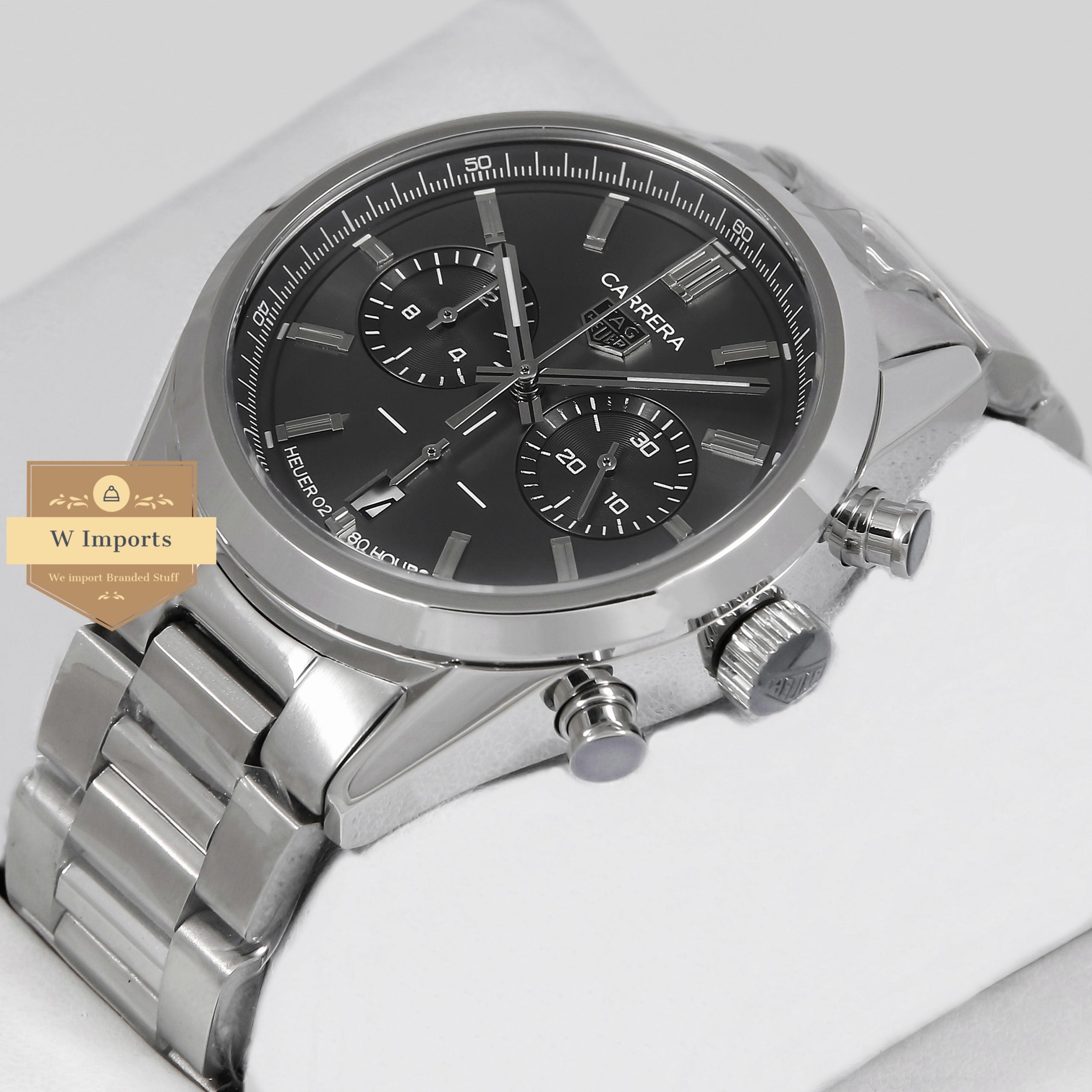 Latest Collection Chronograph Silver With Grey Dial
