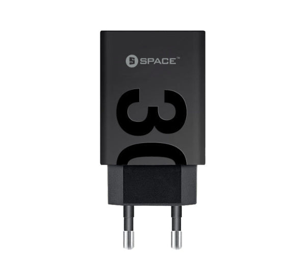 Space Dual Port PD + Quick Charge 3.0 Wall Charger + Cable
