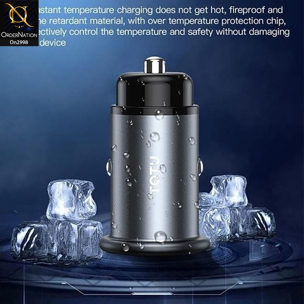 Gray - ToTu Premium 17W and 3.4 A Speed Series Usb Fast Charging