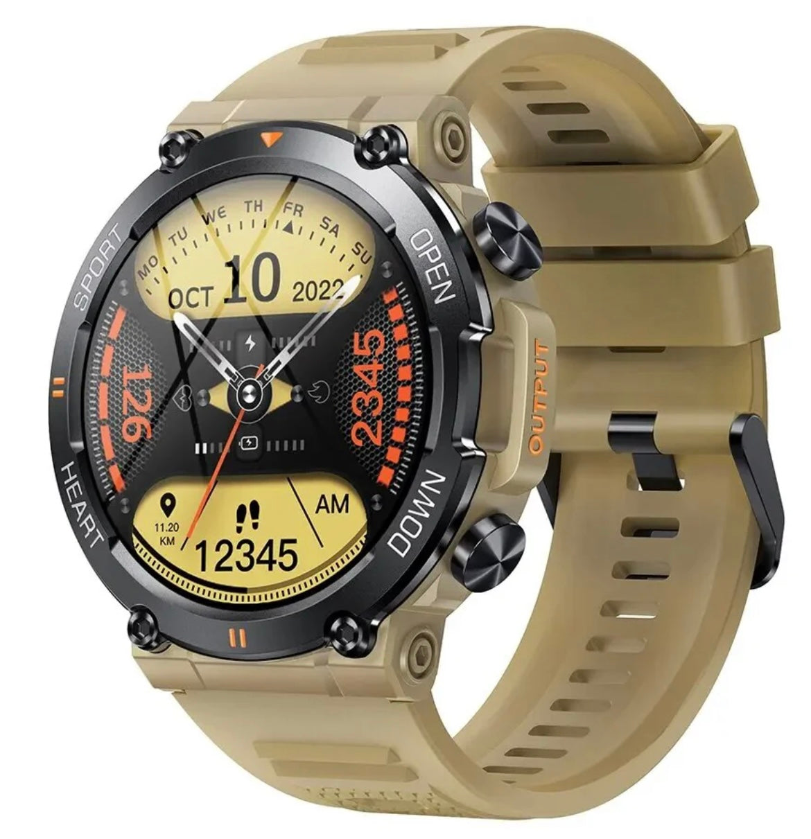 GT6 PRO SPORTS WATCH + FREE LEATHER STRAP