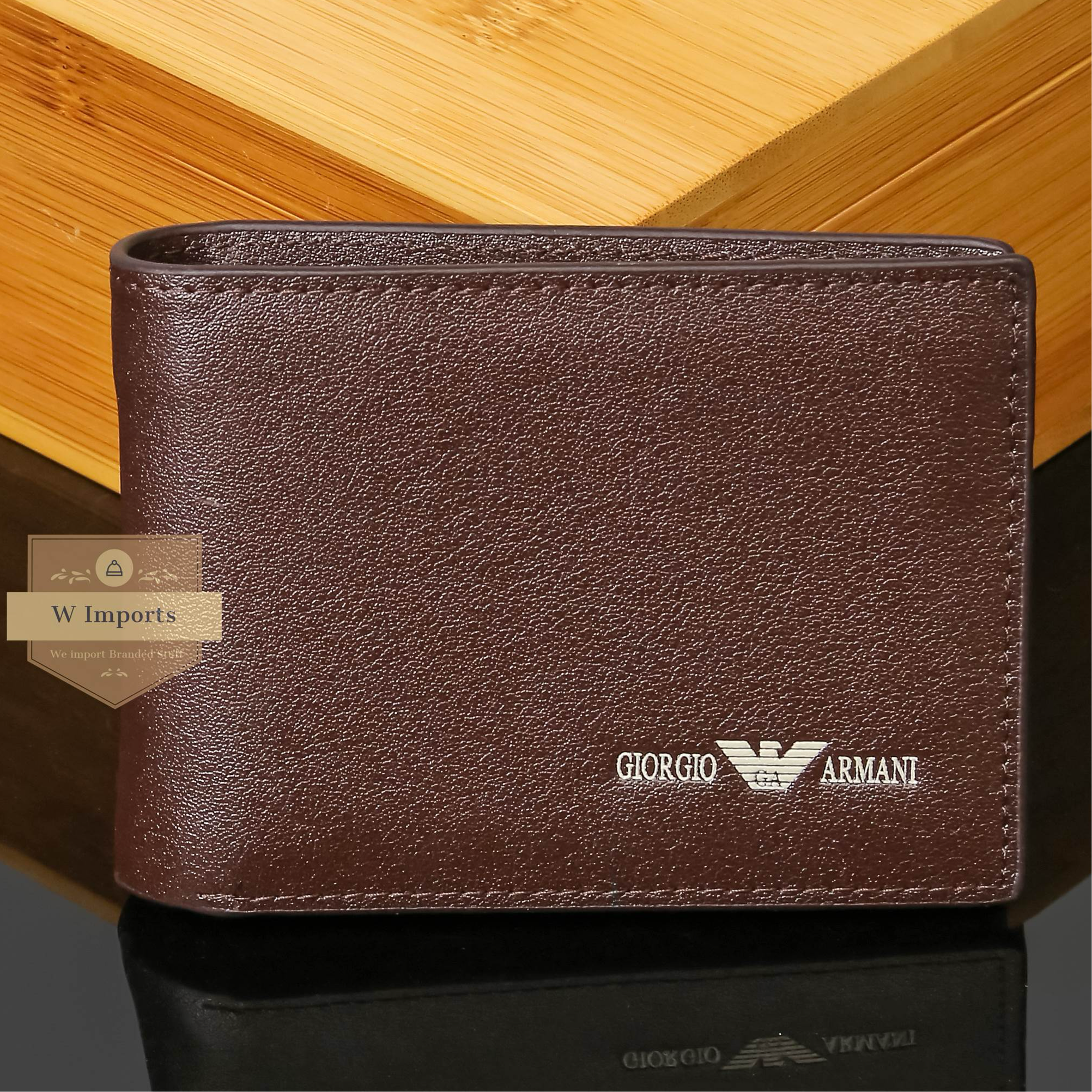Brown Leather Bifold Wallet For Men (N-9)
