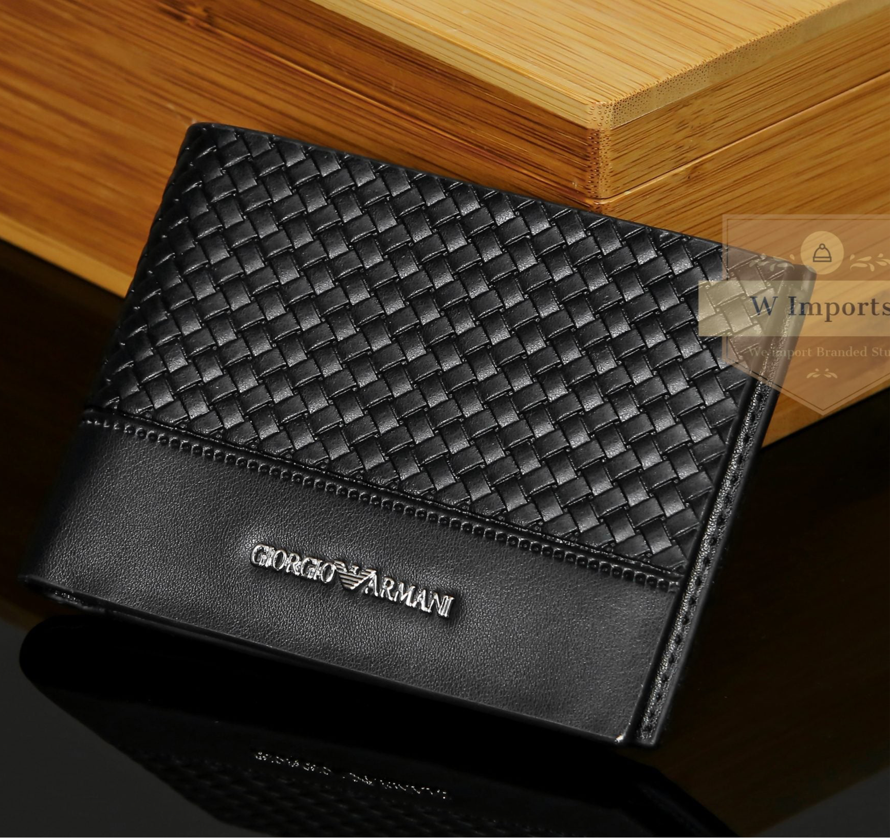 Latest Black Leather Bifold Wallet For Men ( 82B )