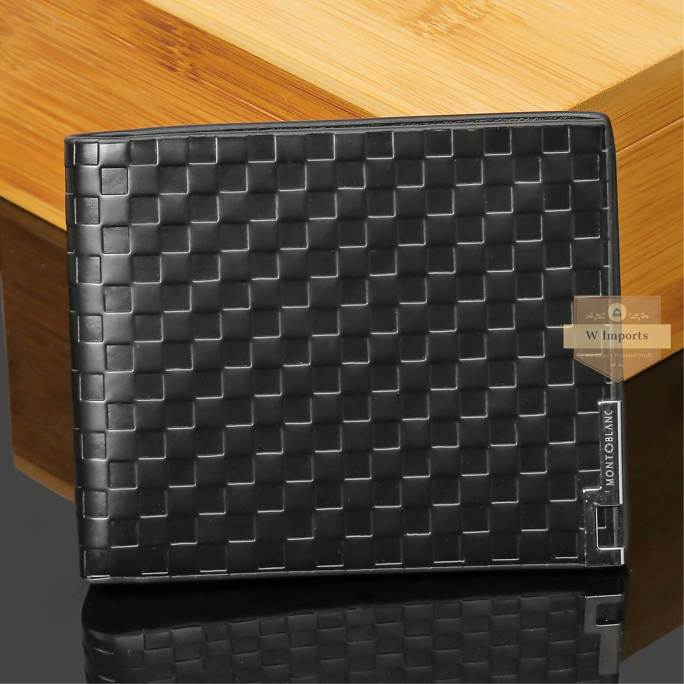 Latest Black Leather Bifold Wallet For Men (N-174)