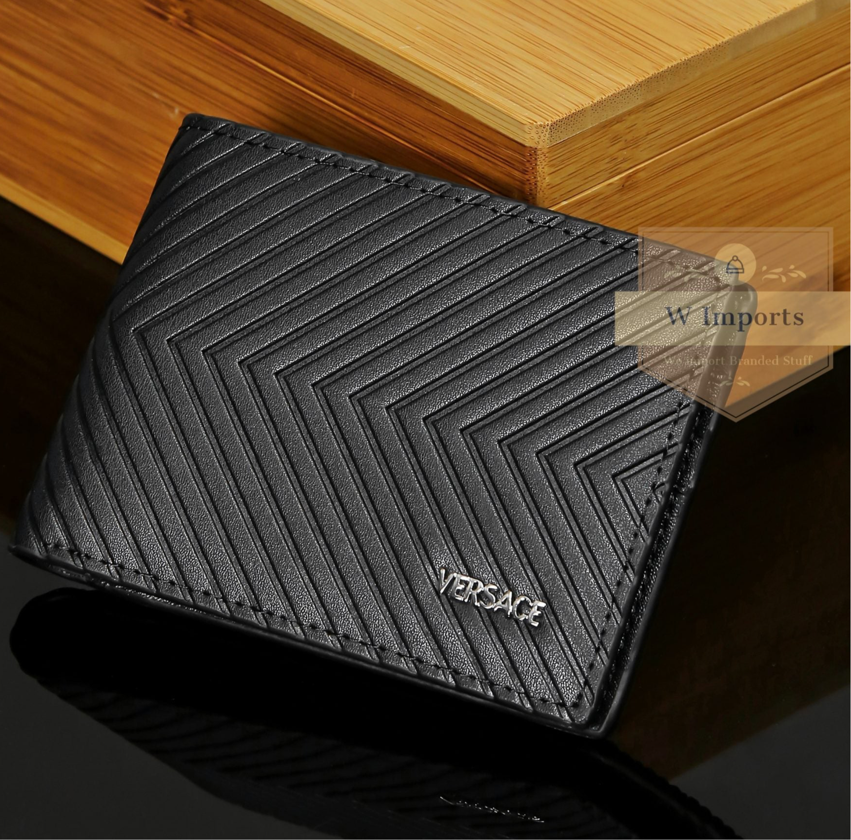 Latest Black Leather Bifold Wallet For Men (N-36)