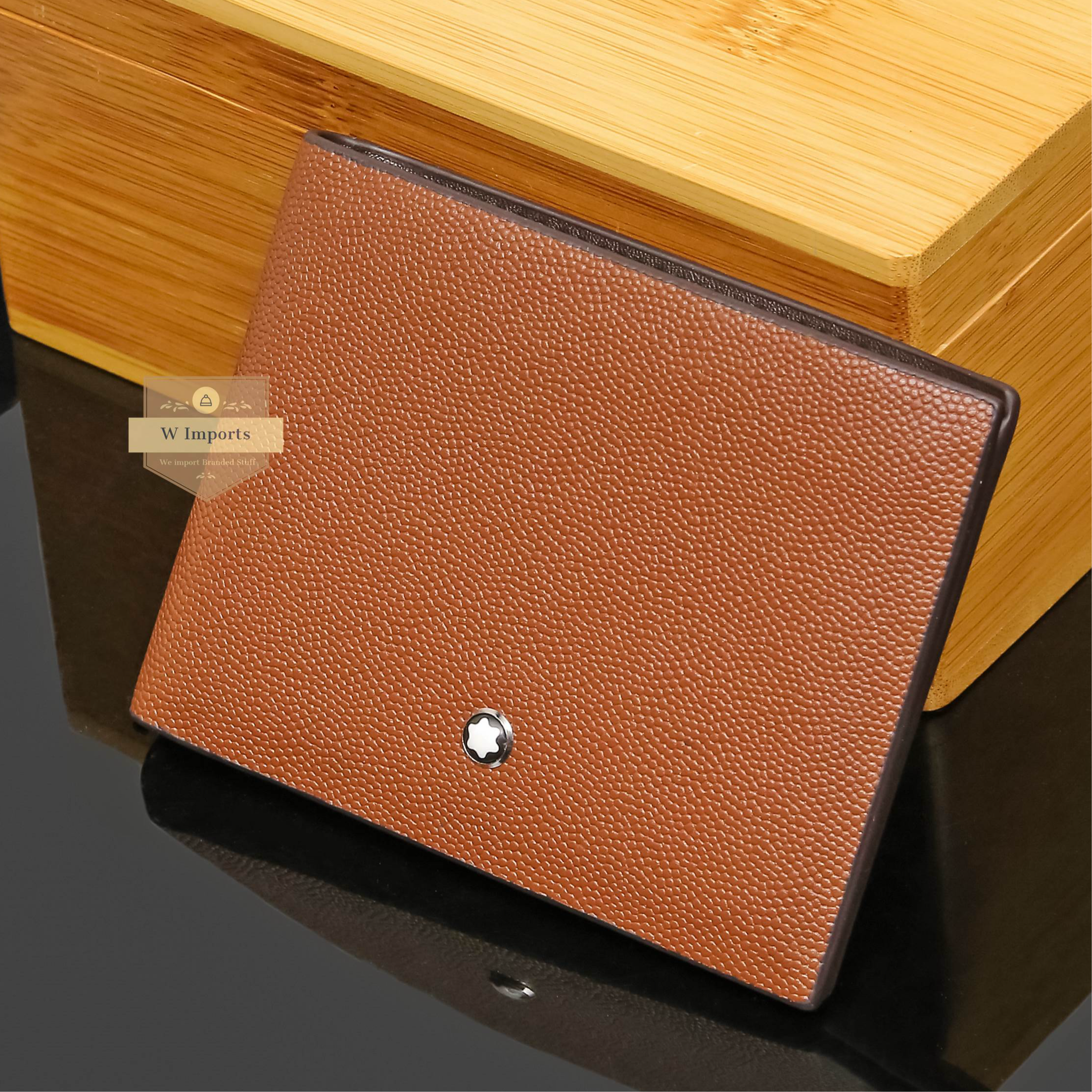 Brown Leather Bifold Wallet For Men (N-129)