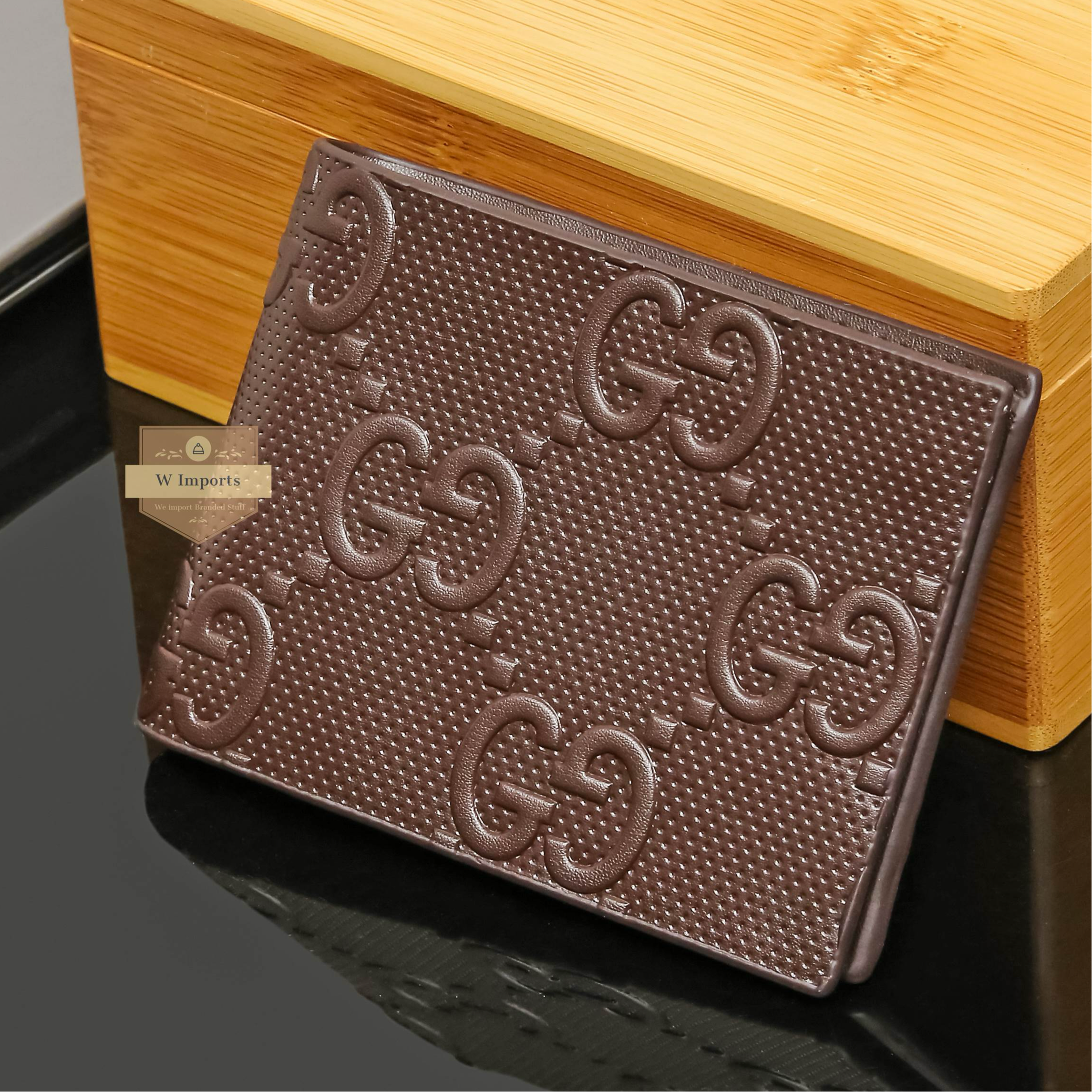 Brown Leather Bifold Wallet For Men (N-121)