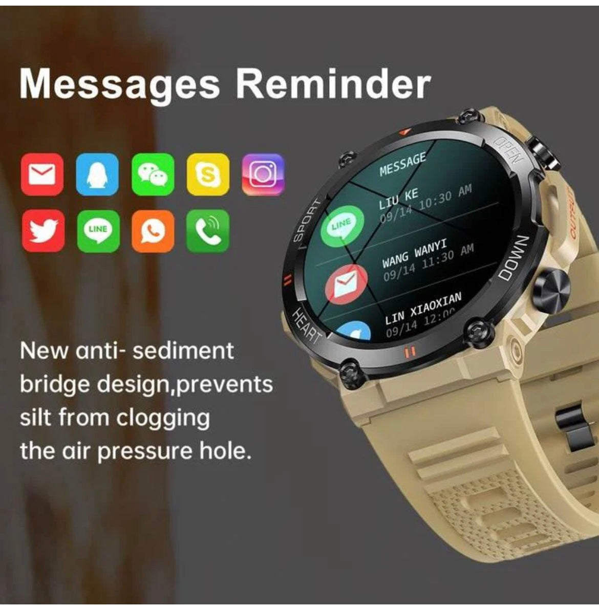 GT6 PRO SPORTS WATCH + FREE LEATHER STRAP