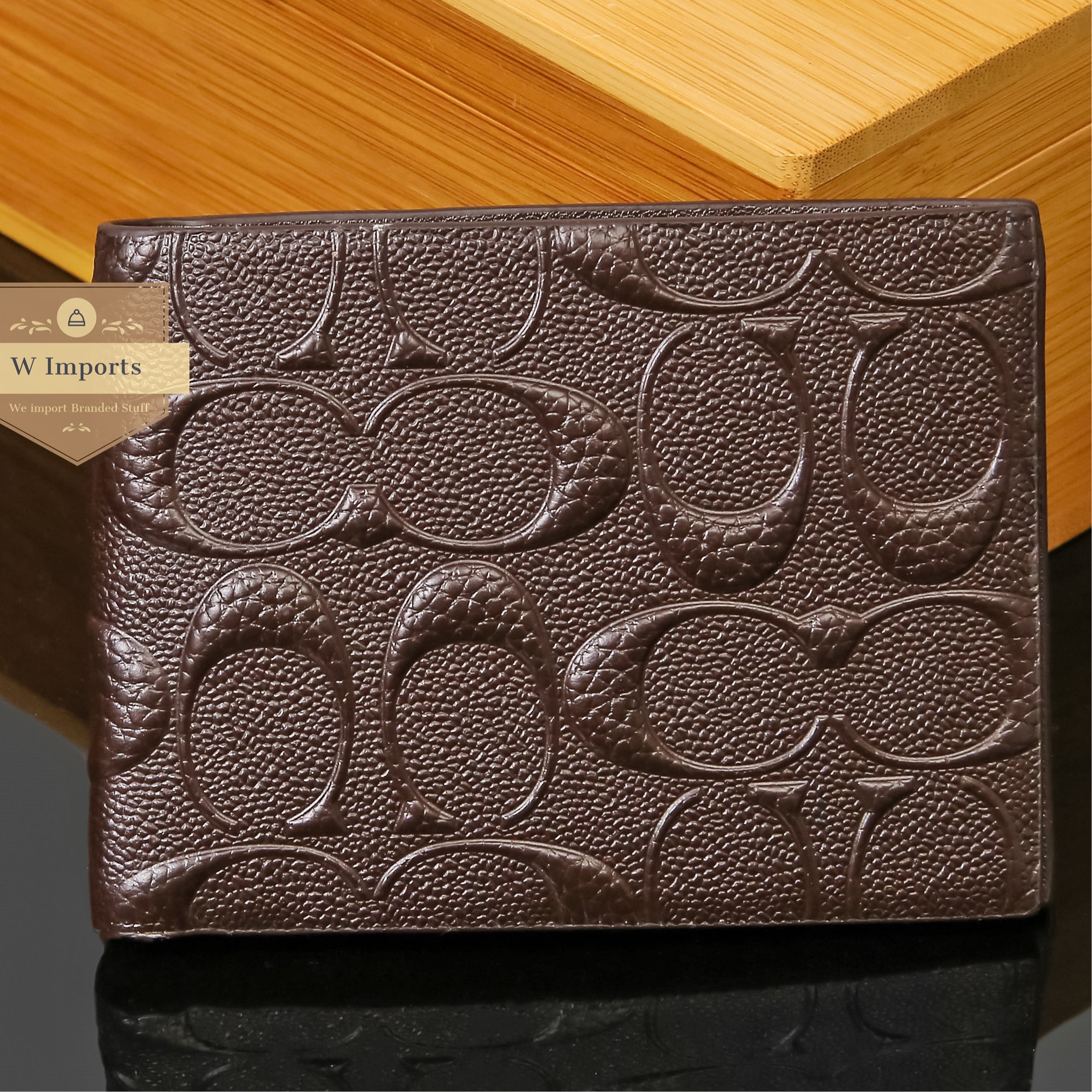 Brown Leather Bifold Wallet For Men (N-75)