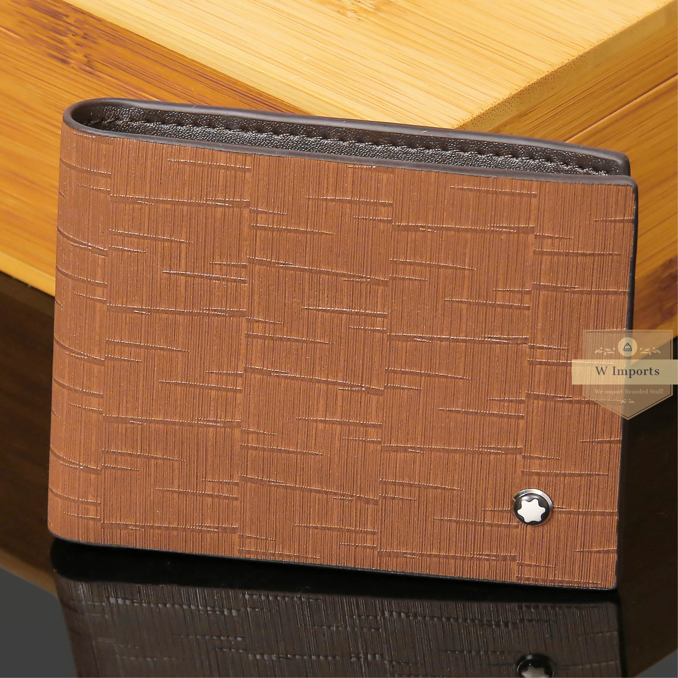 Latest Brown Leather Bifold Wallet For Men (N-182)
