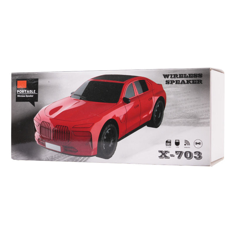 X-703 5W Cool Car Styling Design Portable Wireless BT Speakers for Mobile Phone/Tablet/Compute Stereo Altavoz