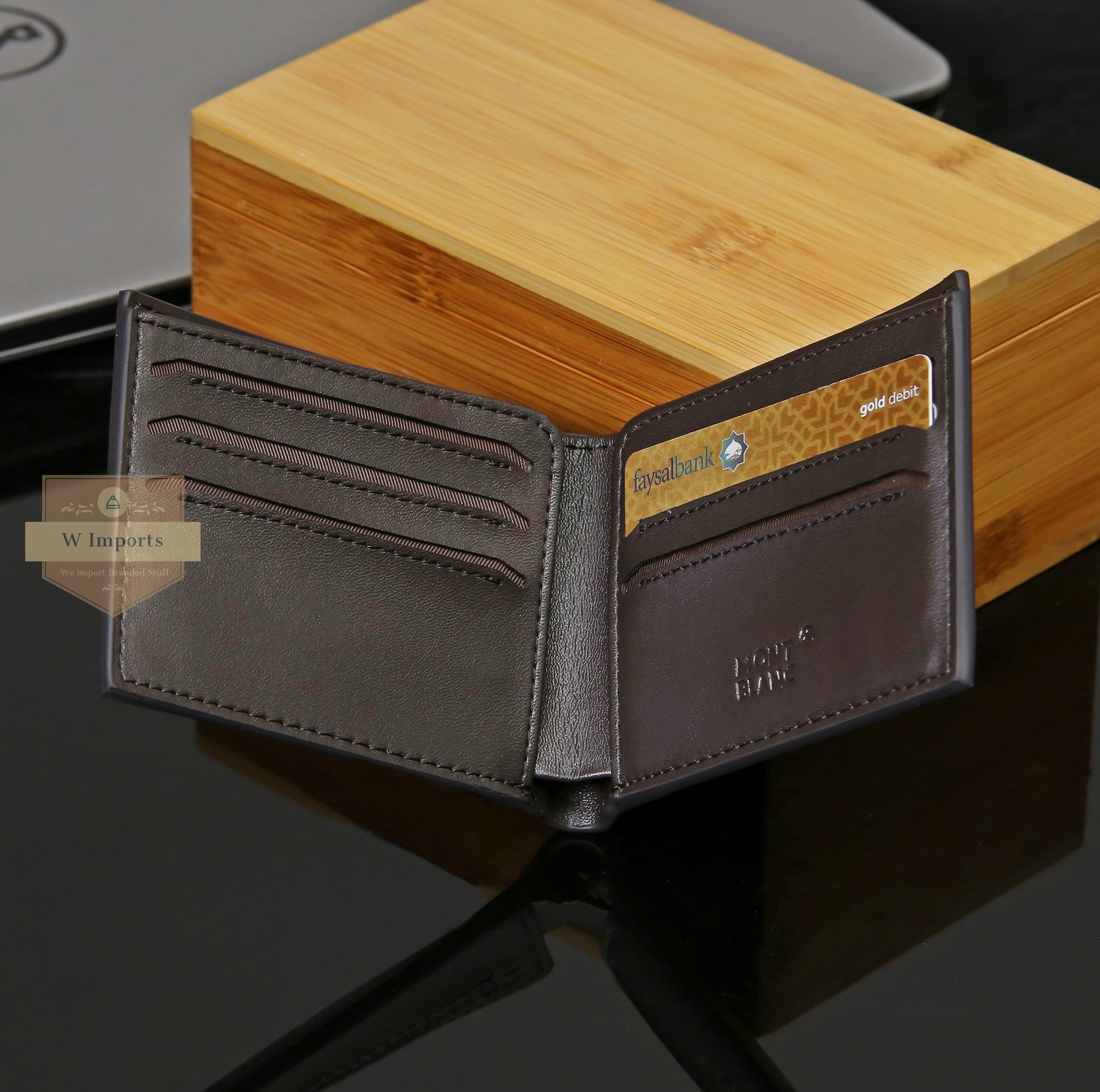 Latest Camel Brown Leather Bifold Wallet For Men ( N-154 )