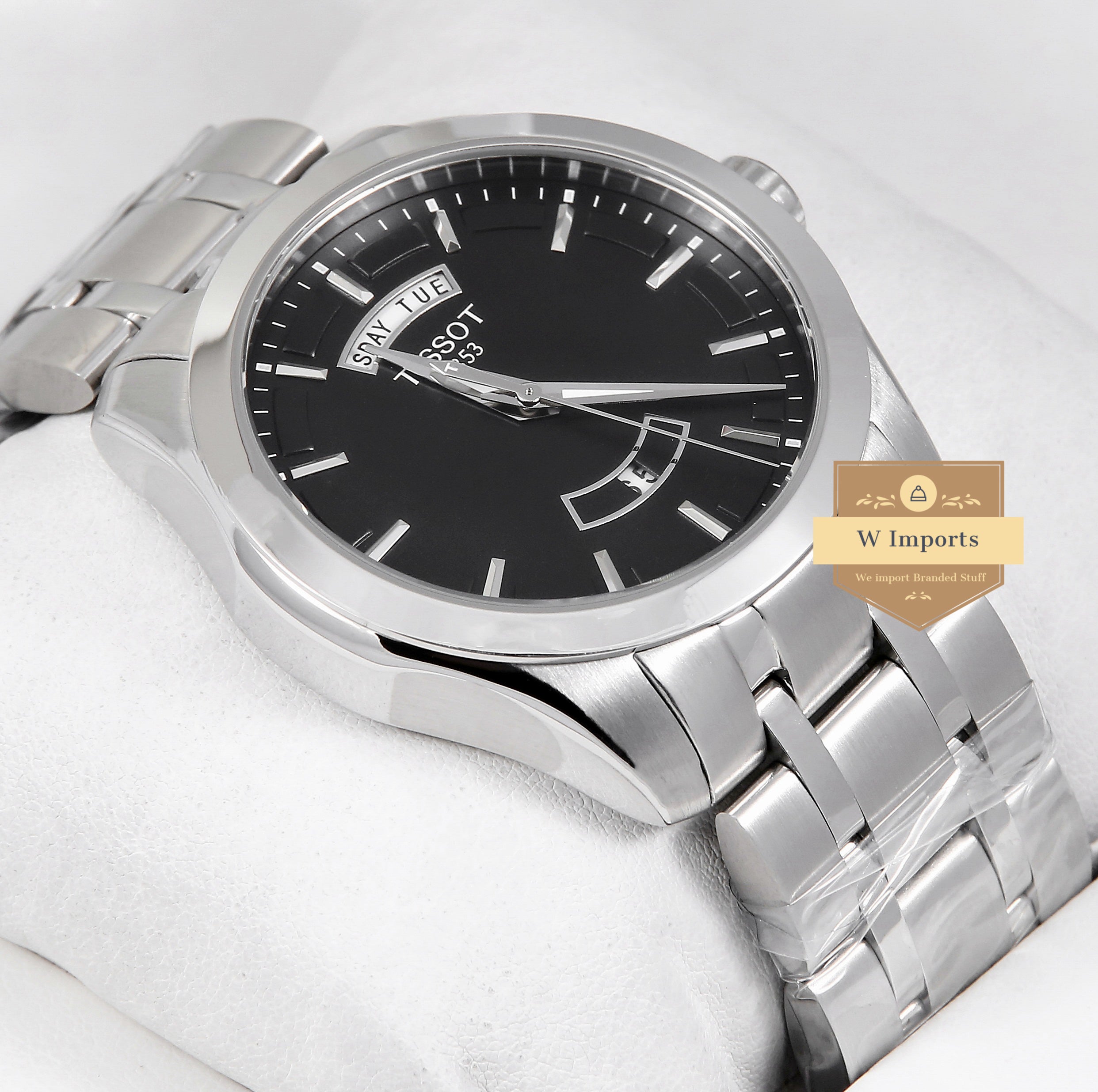 Latest Collection All Silver With Black Dial