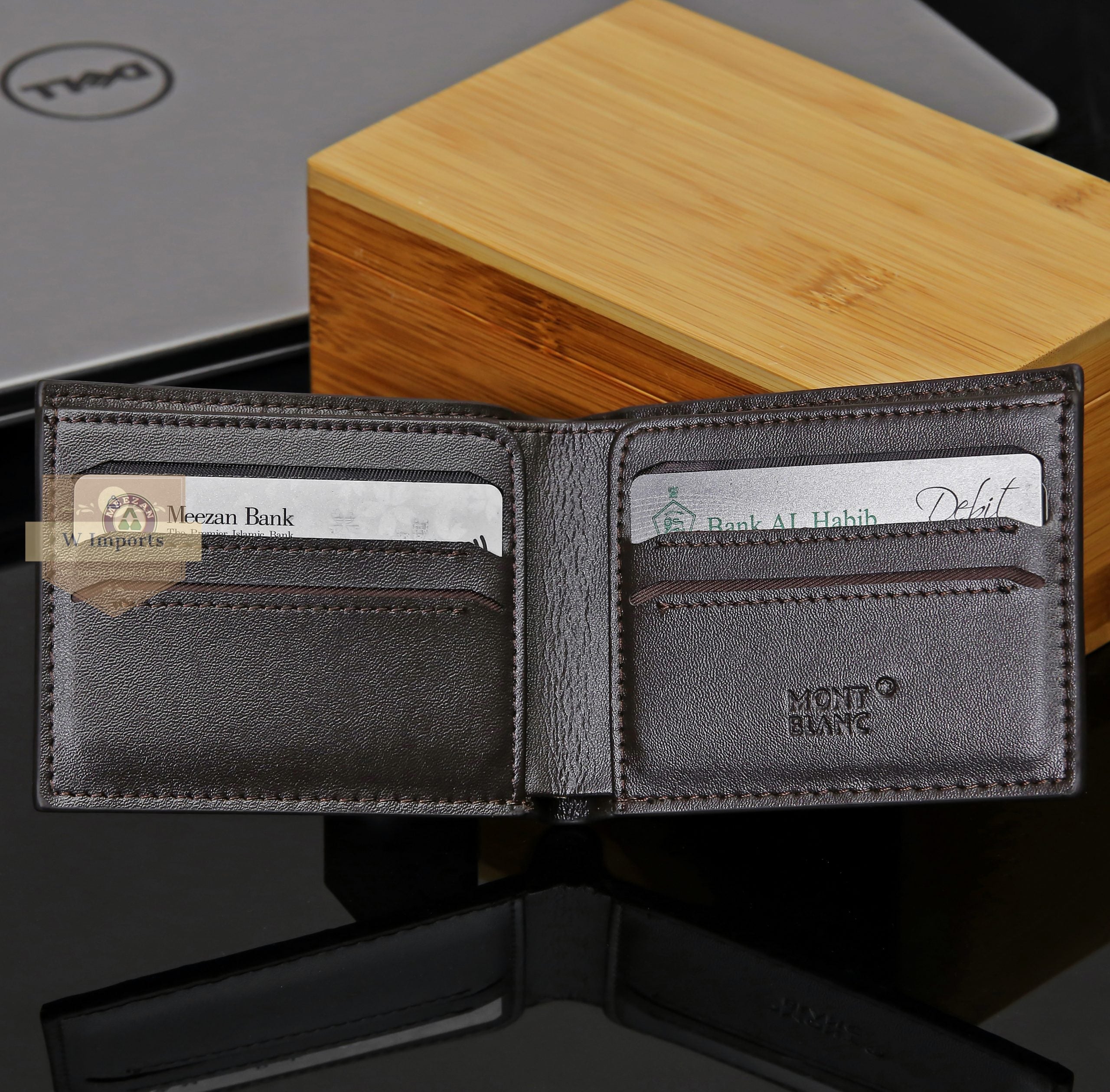 Latest Dotted Style Brown Leather Bifold Wallet For Men ( 15B )