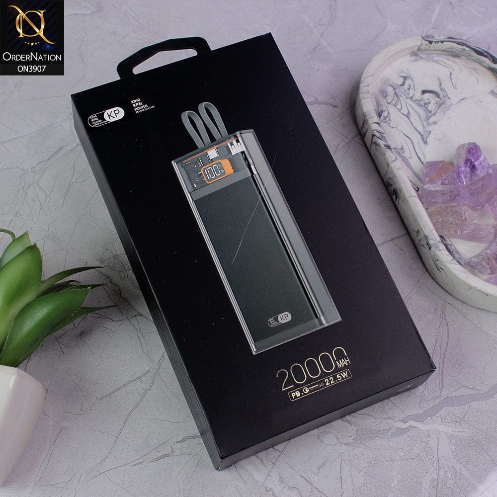 KPG Power KP-28 Powerbank 20.000 mah - Black