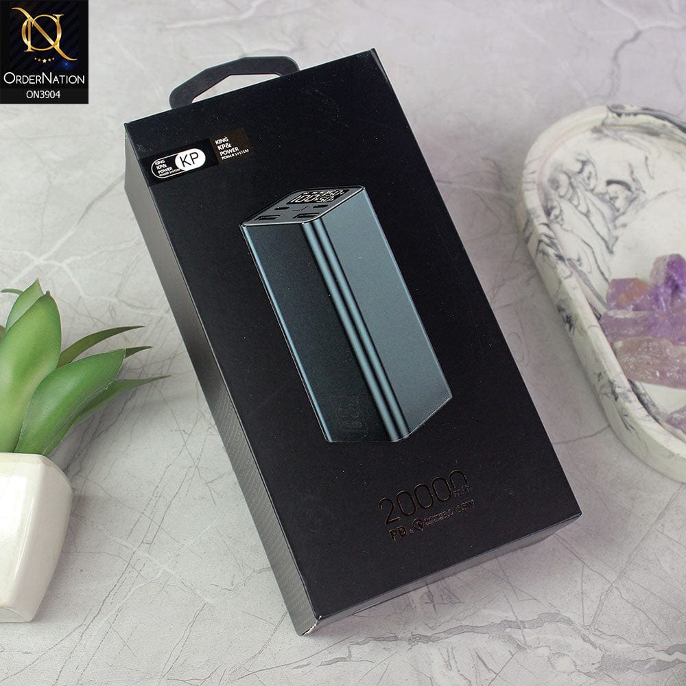 KPG Power PD-65 Powerbank 20.000 mah - Silver