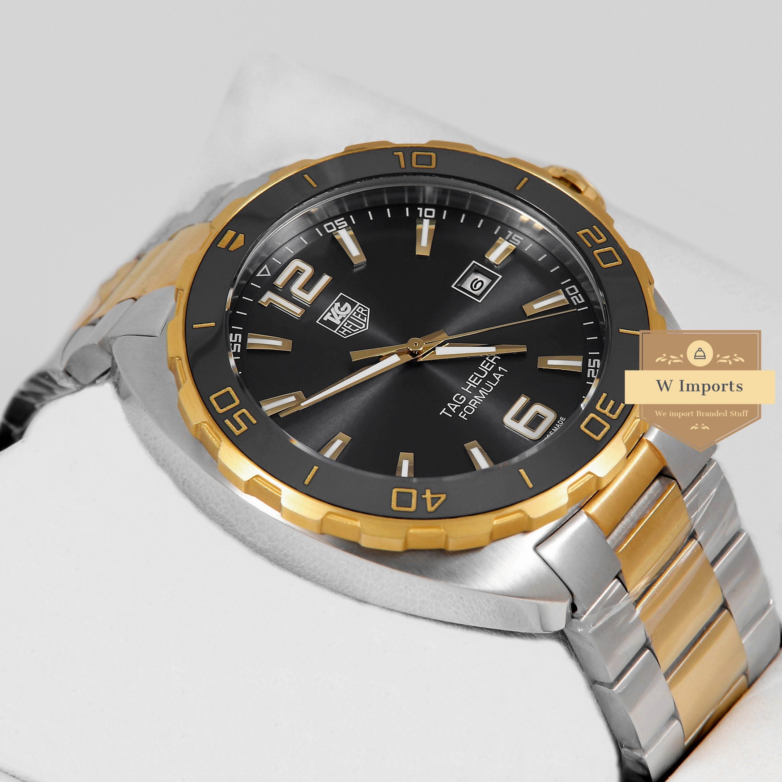 Latest Collection Two Tone Yellow Gold With Black Dial & Bezel Automatic Watch