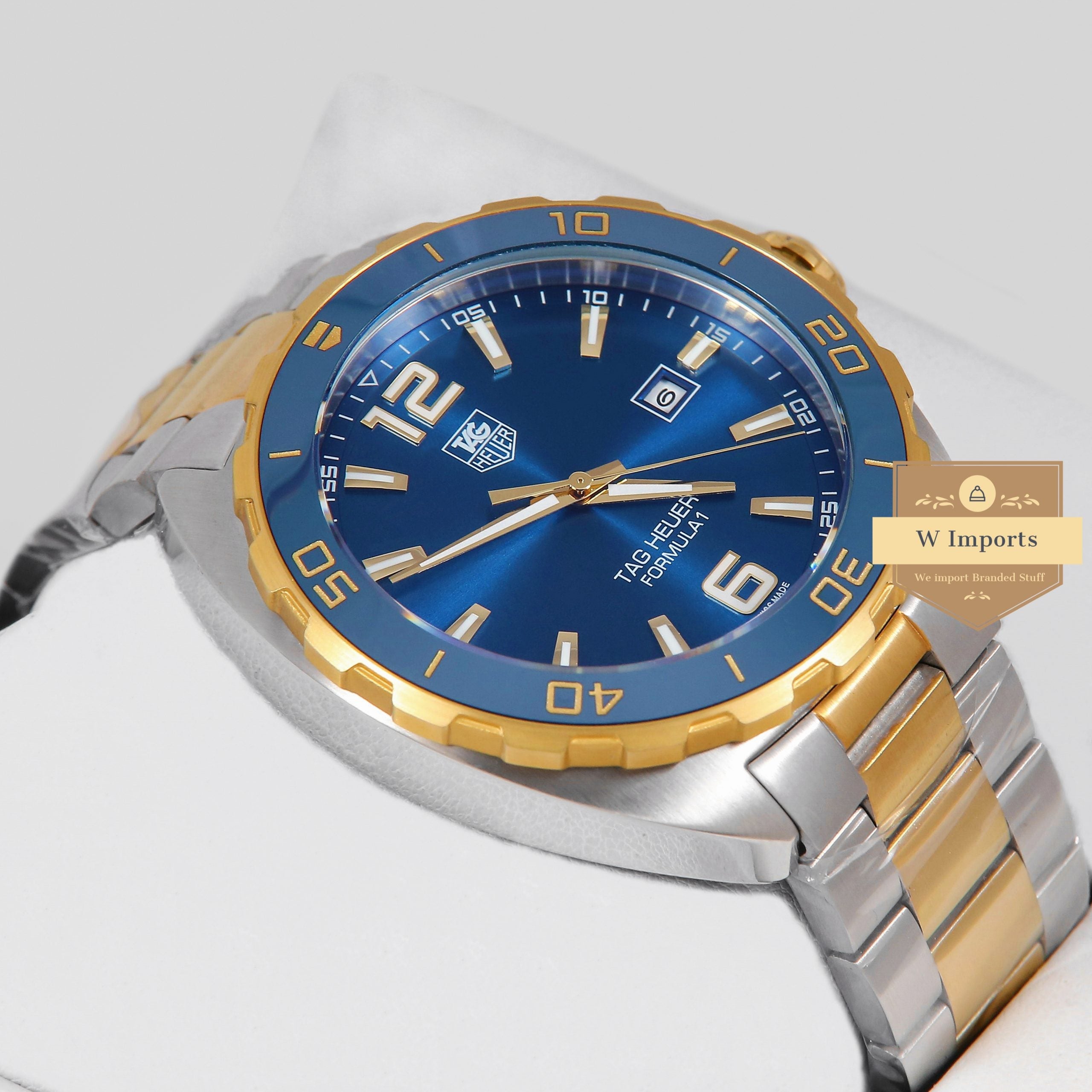 Latest Collection Two Tone Yellow Gold With Blue Dial & Bezel Automatic Watch