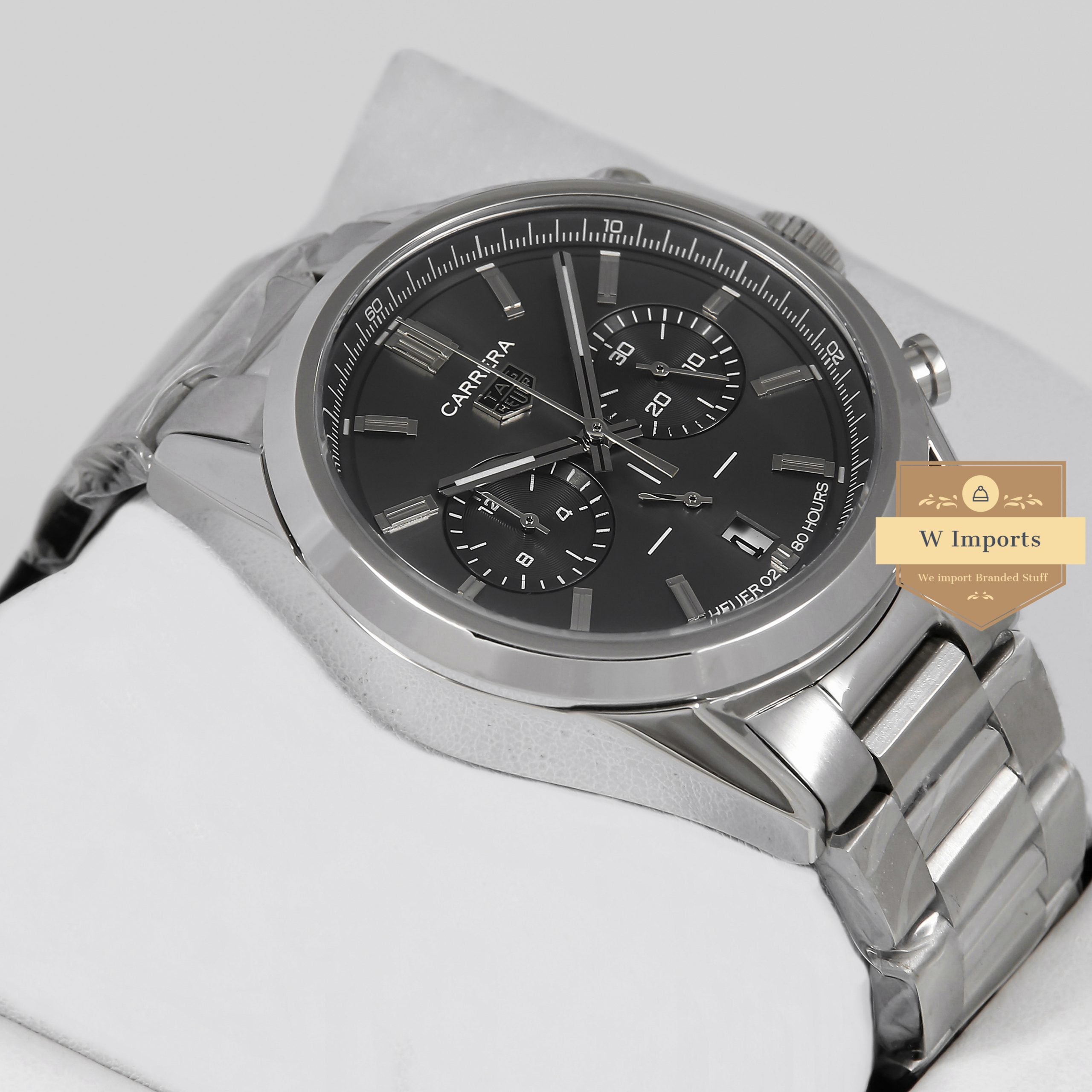 Latest Collection Chronograph Silver With Grey Dial