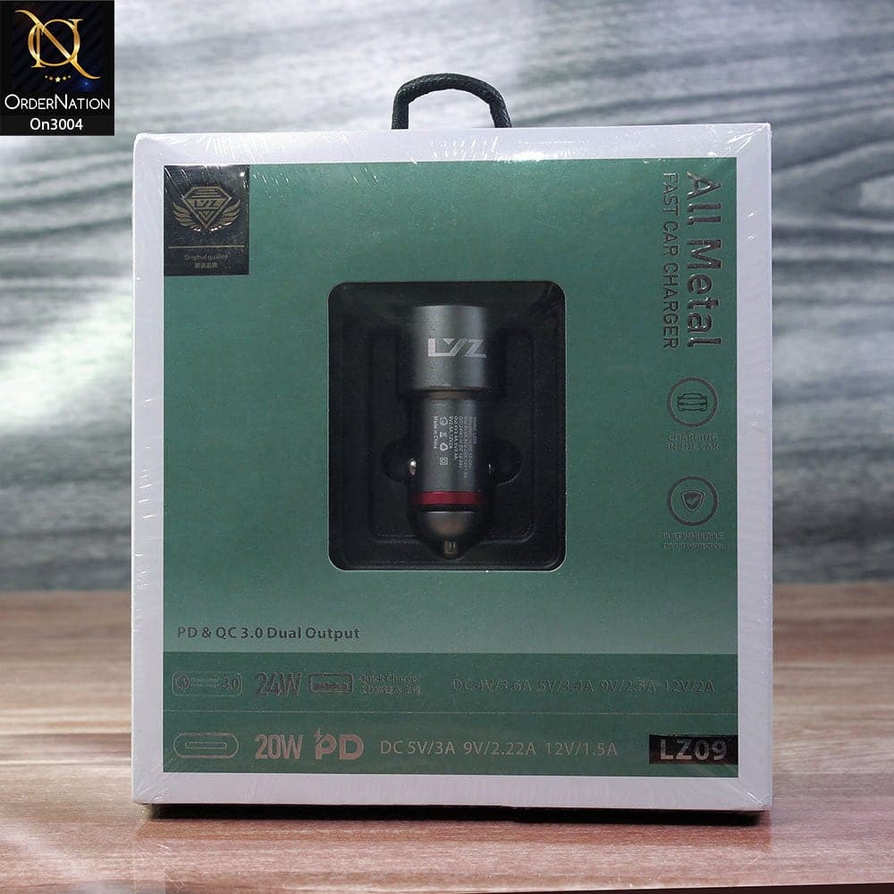 LYZ - LZ09 - All Metal Full Compatible Fast Car Charger