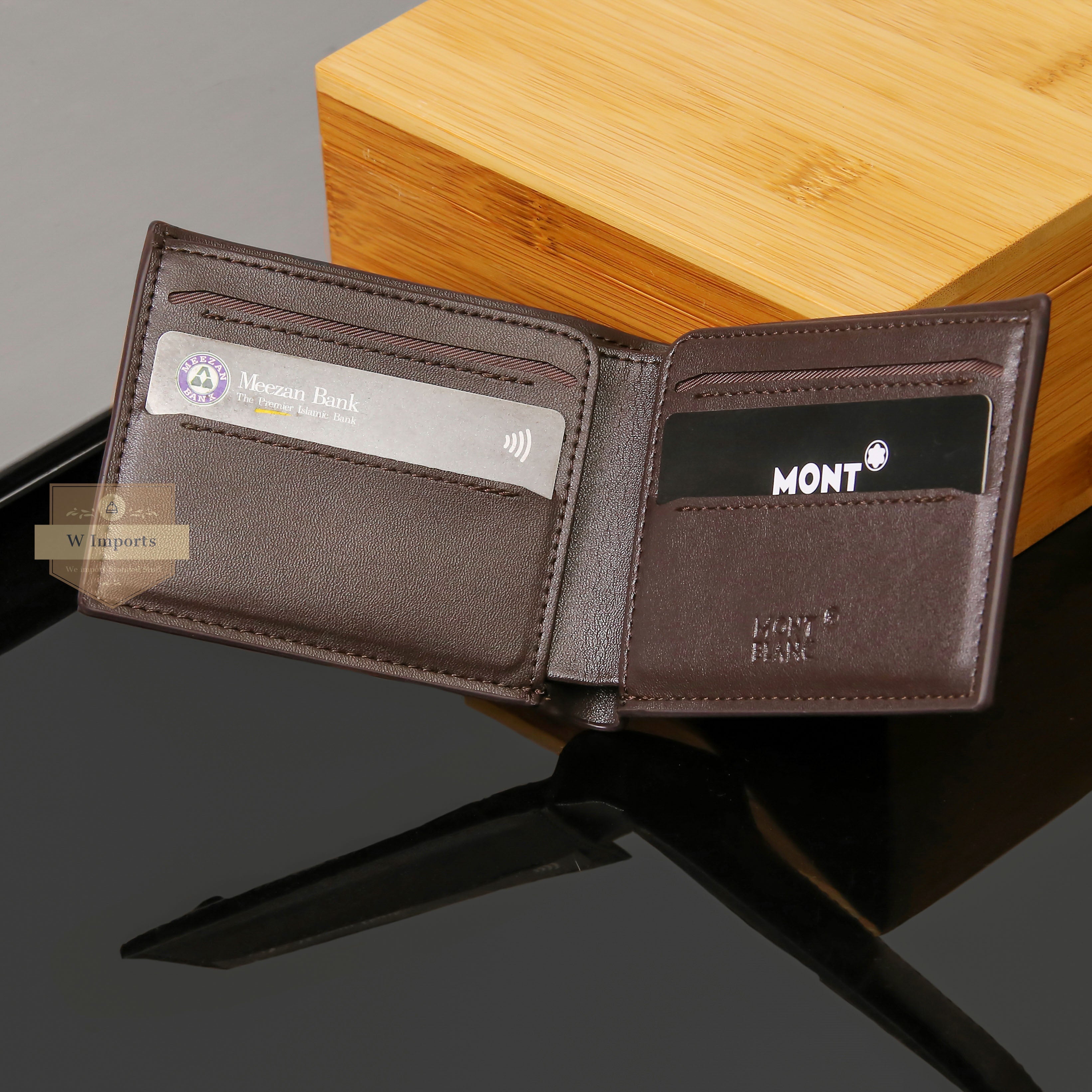 Latest Brown Leather Bifold Wallet For Men (N-189)