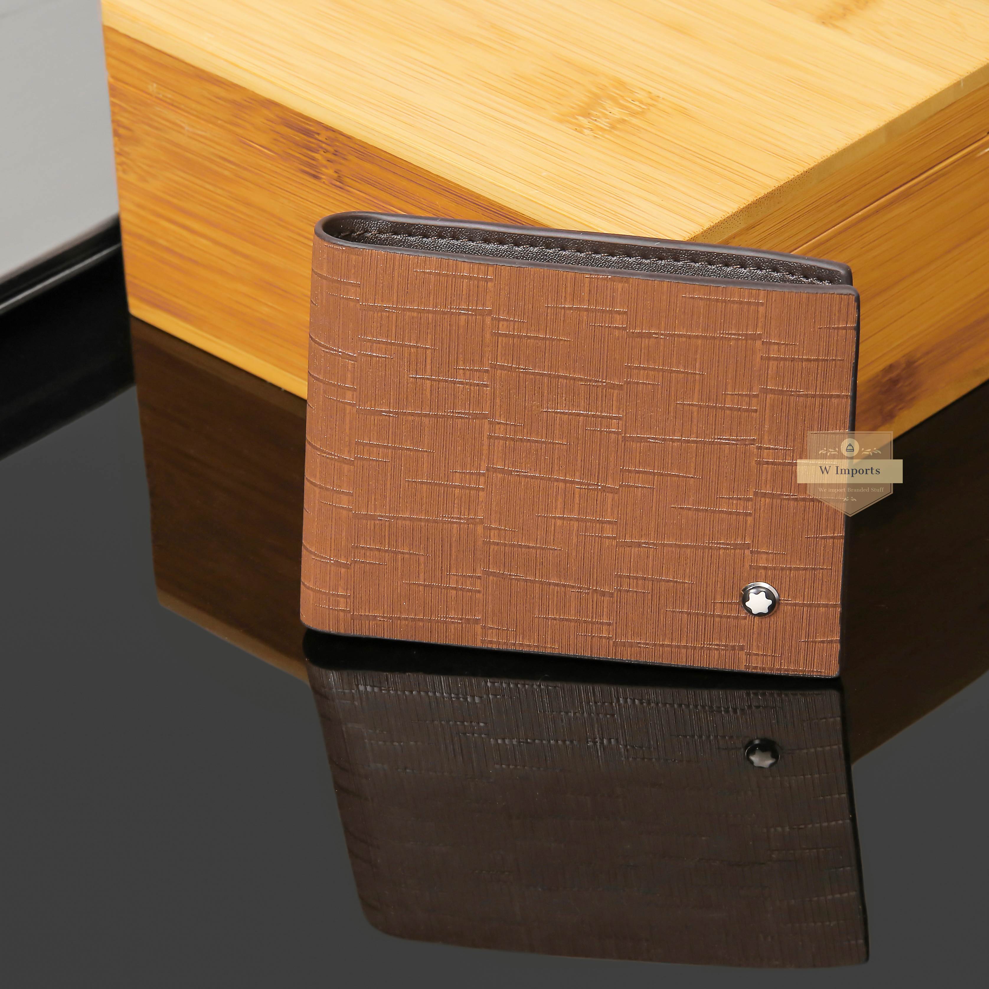 Latest Brown Leather Bifold Wallet For Men (N-182)