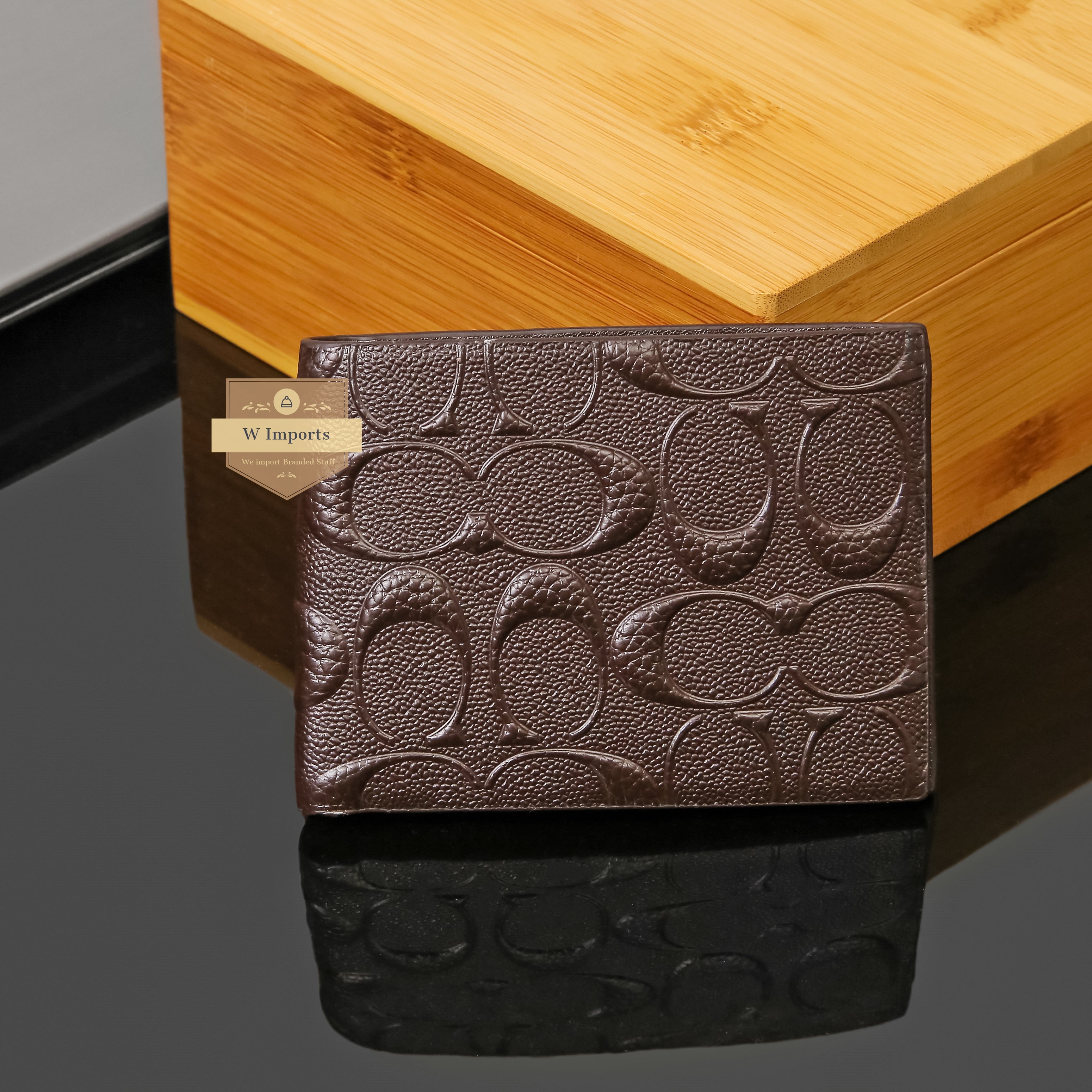 Brown Leather Bifold Wallet For Men (N-75)