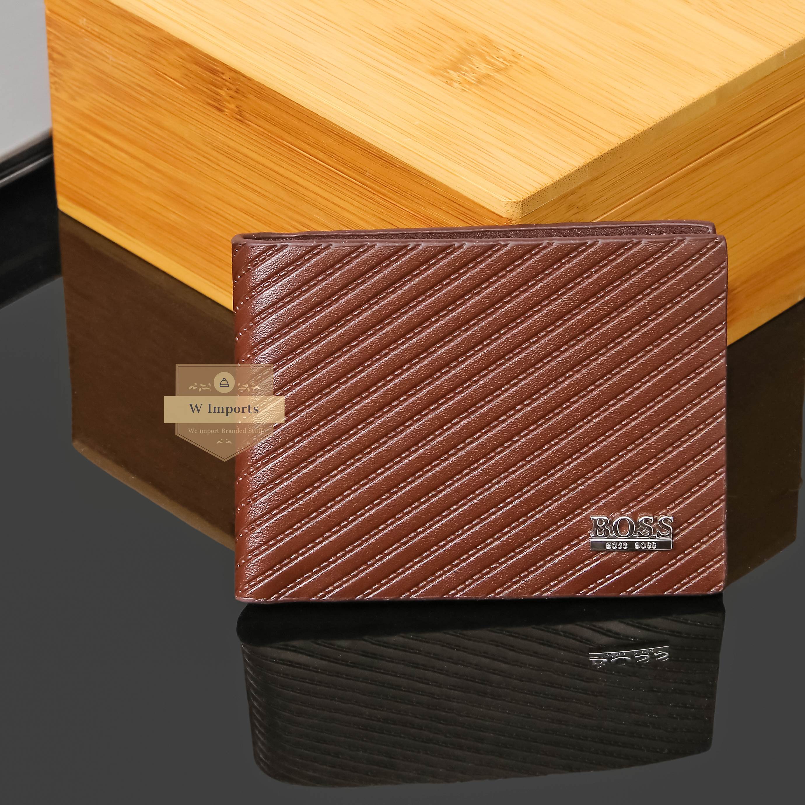Brown Leather Bifold Wallet For Men (N-87)