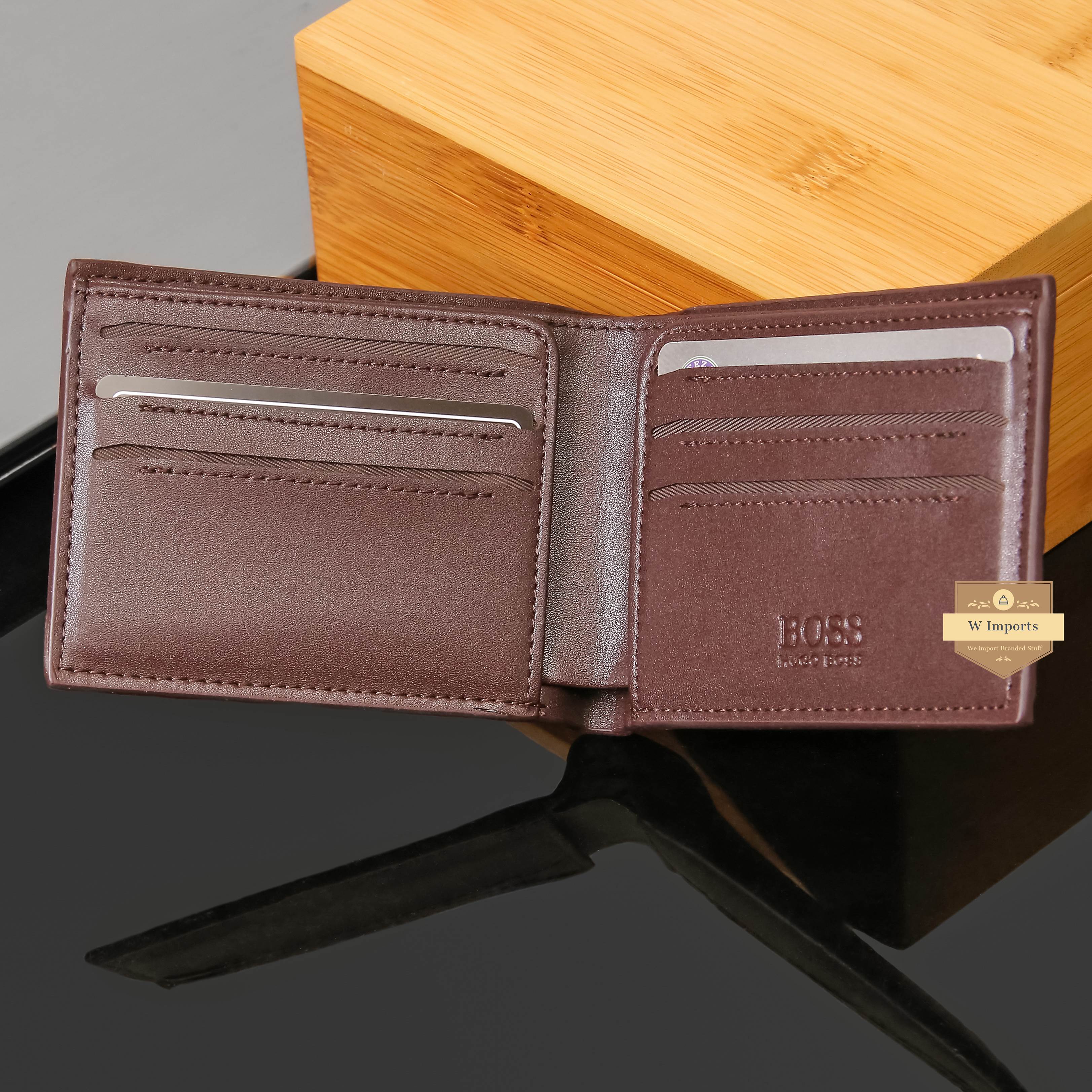 Brown Leather Bifold Wallet For Men (N-87)