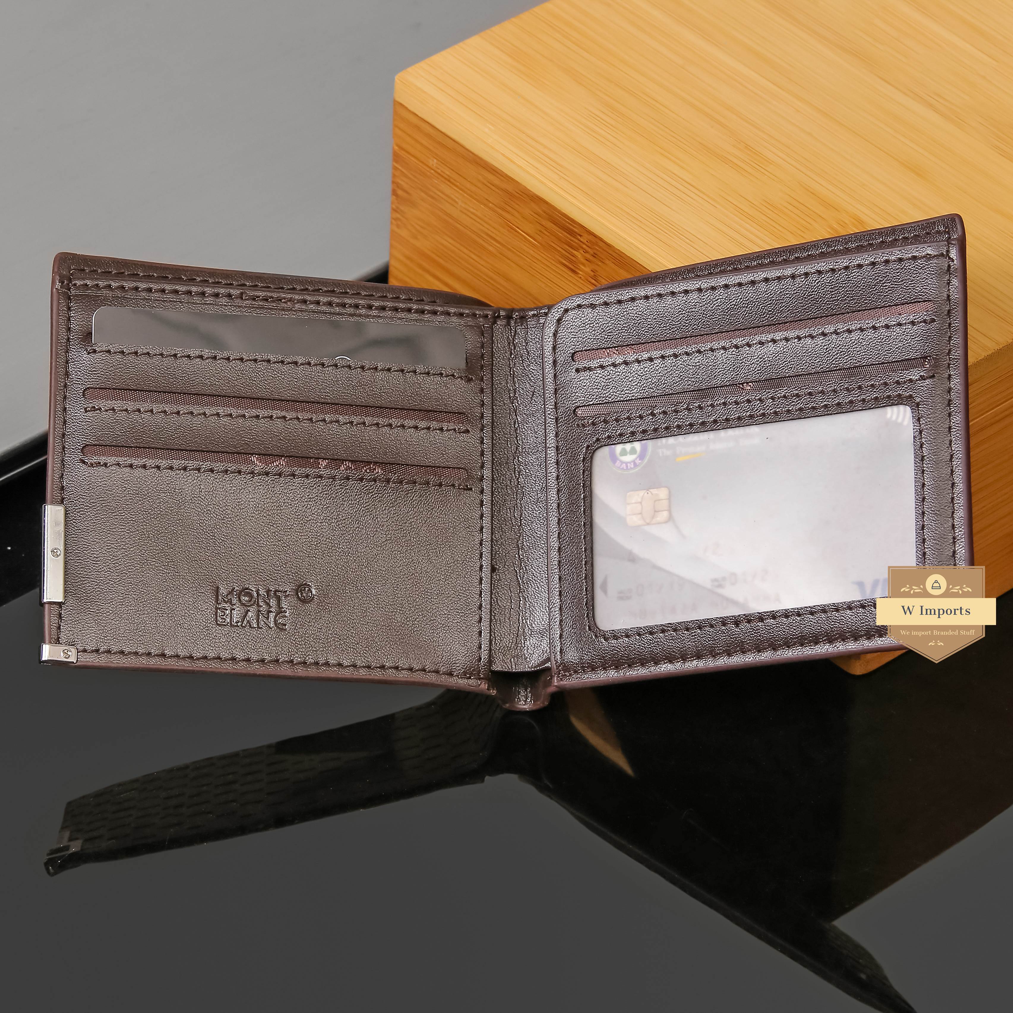 Brown Leather Bifold Wallet For Men (N-173)