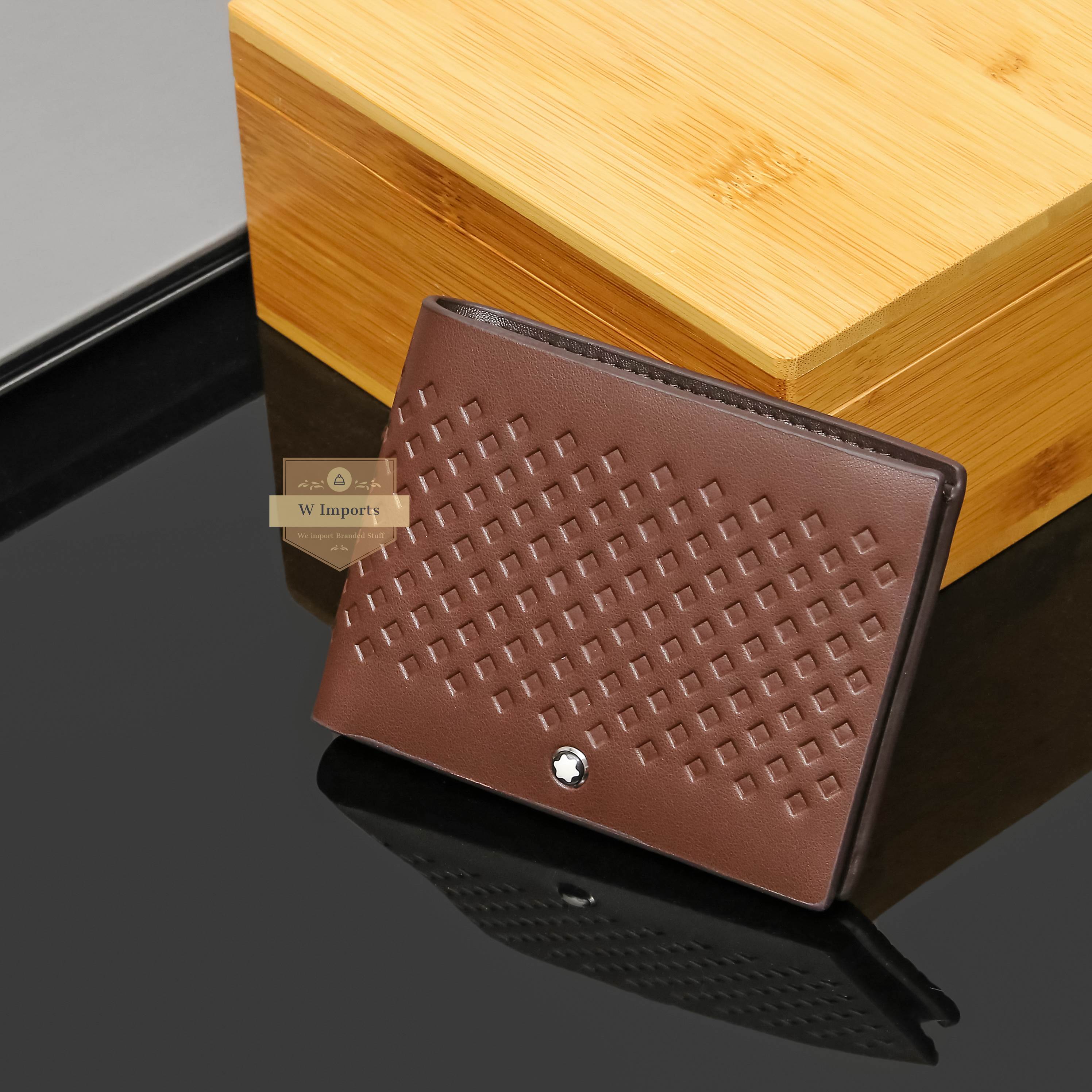 Brown Leather Bifold Wallet For Men (N-114)