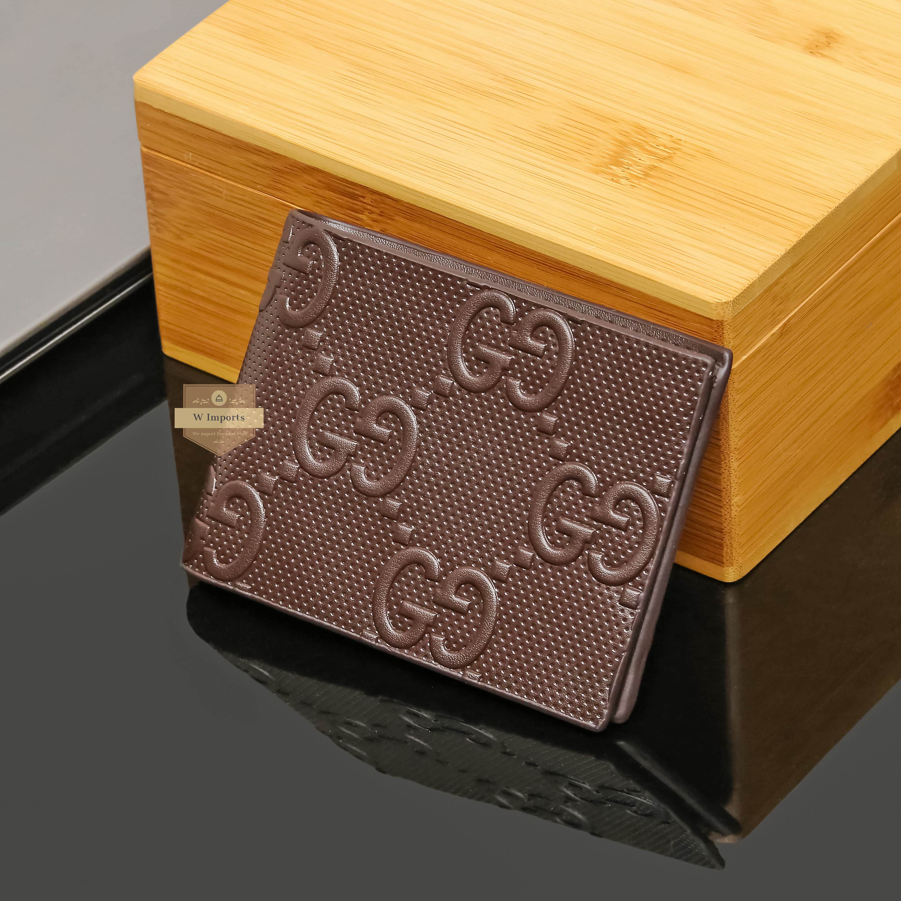 Brown Leather Bifold Wallet For Men (N-121)