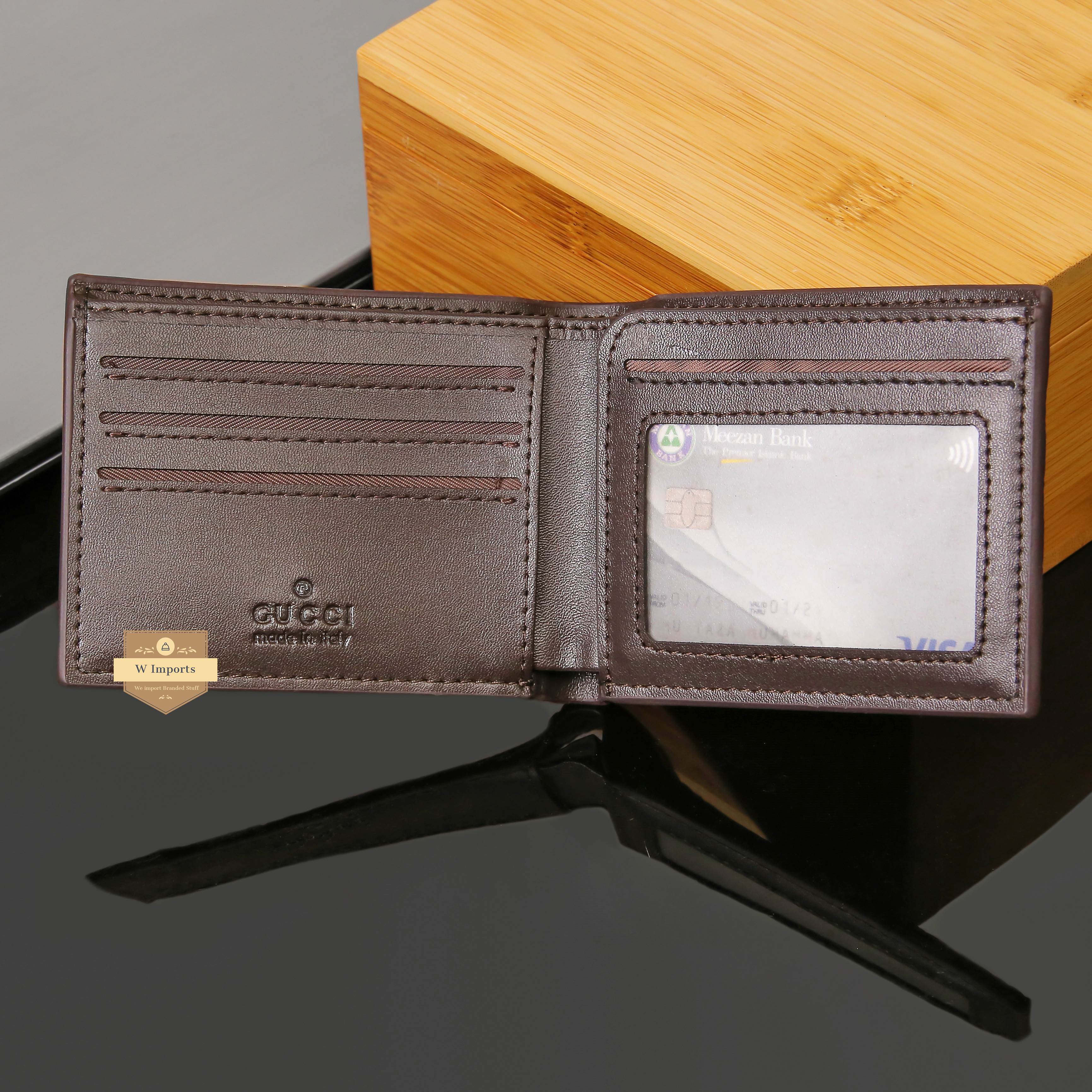 Brown Leather Bifold Wallet For Men (N-121)
