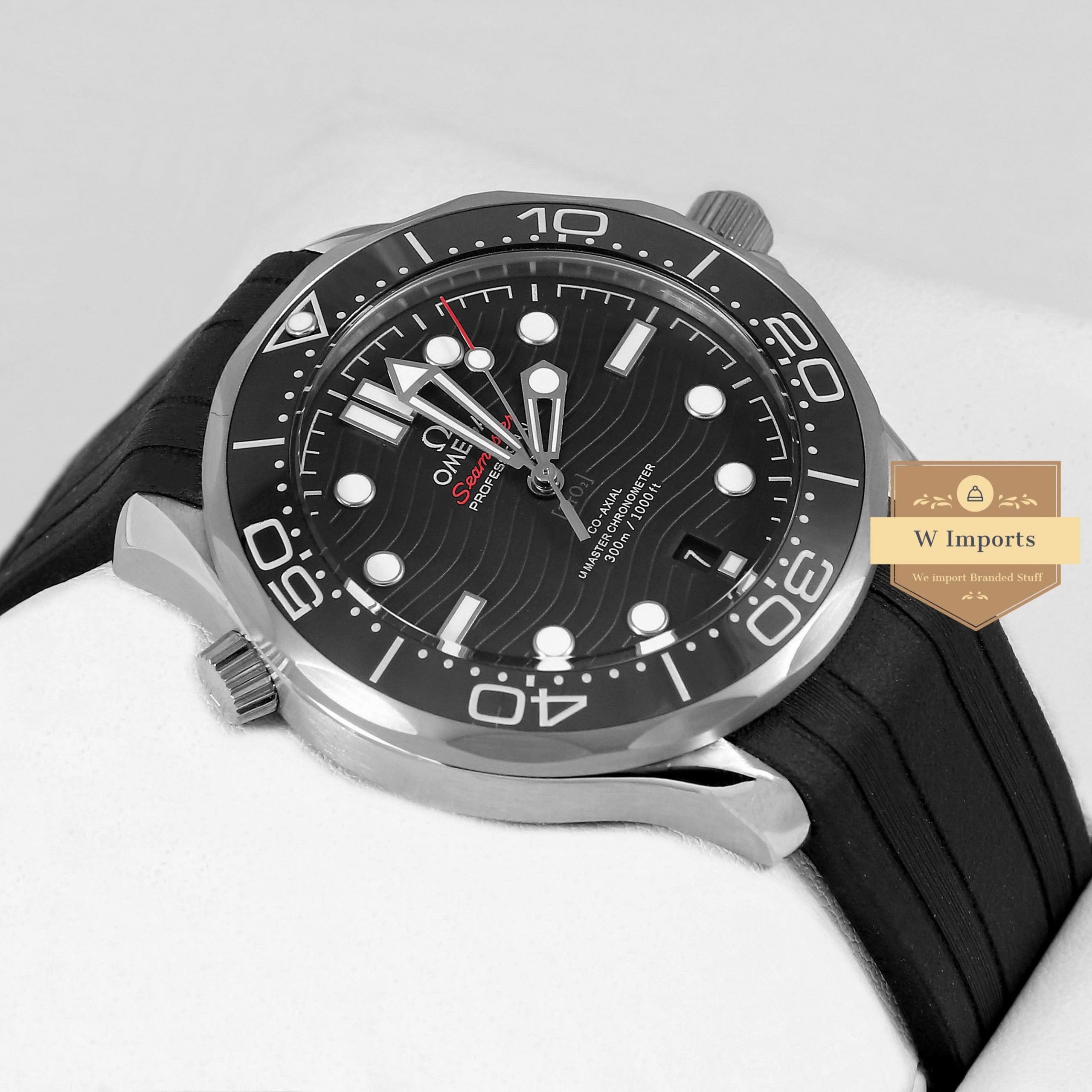 Latest Collection Silver With Black Dial Automatic Watch For Men