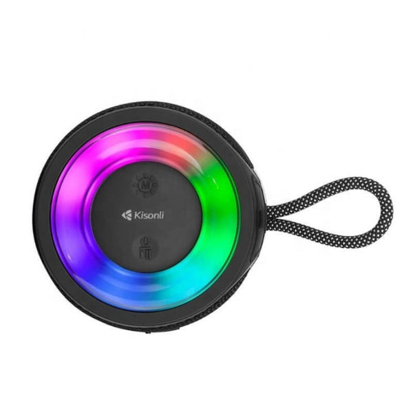 Kisonli Q28 10W Bluetooth Super Bass RGB Speaker
