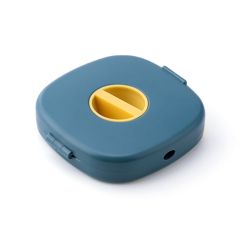 Wire Cable Rotatable Storage Box and Mobile Phone Holder Portable Round
