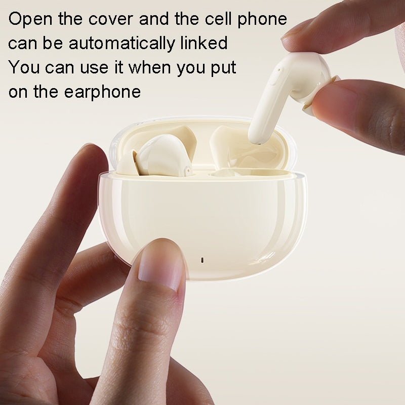 Remax Crystal Series Cozypods W10N Anc+Enc Earbuds for Music & Call Bluetooth 5.3 Tws Wireless Earbud In-Ear Headphones Earphone