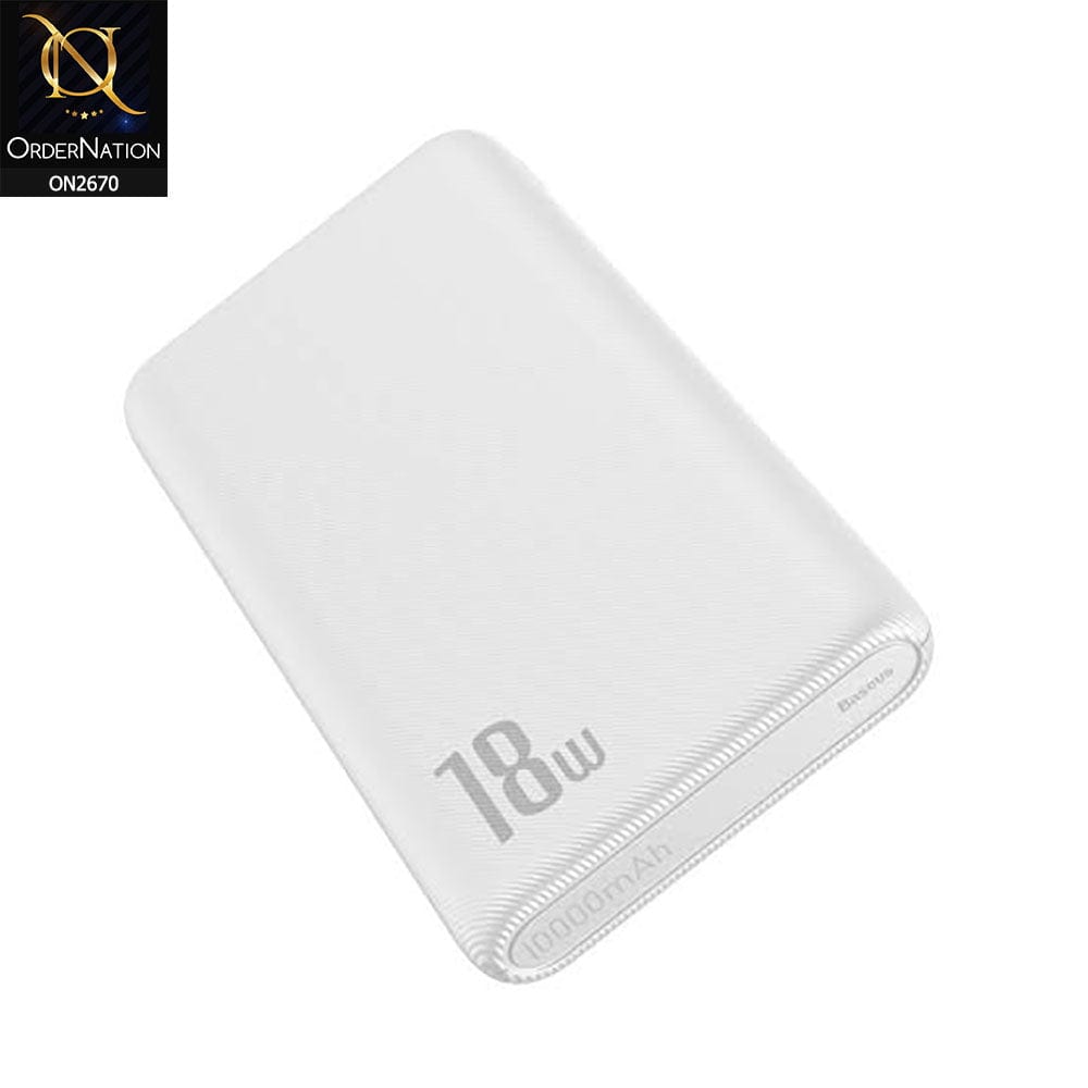 Power Bank - White - Remax RPP-96 10000mAH Power Bank, Dual 2.1A, Proda Power Bank For Xiaomi Samsung IPhone Huawei Aukey Anker PD-39
