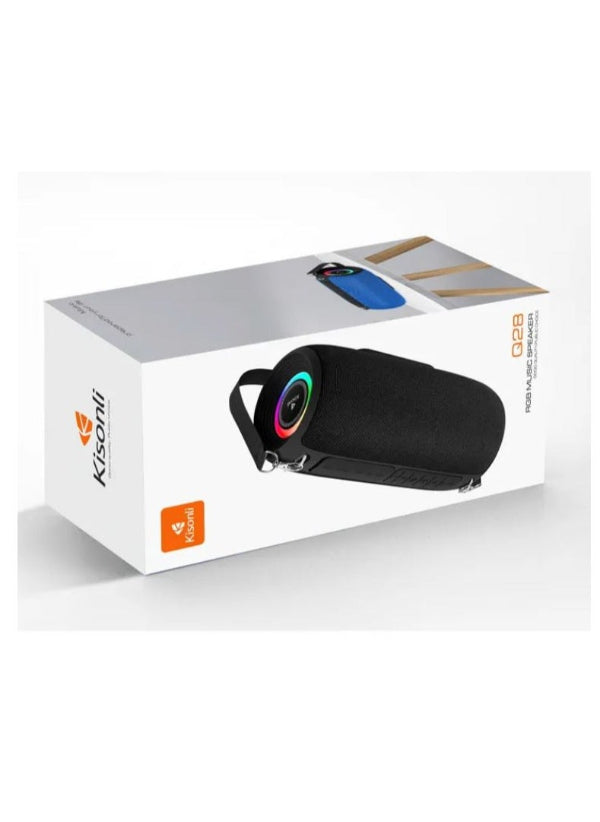 Kisonli Q28 10W Bluetooth Super Bass RGB Speaker
