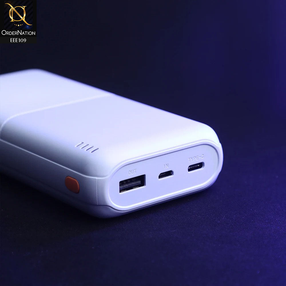 Remax RPP-26 Lango II Series 20000mAh 74Wh 2.4A Fast Charging Power Bank - (White)