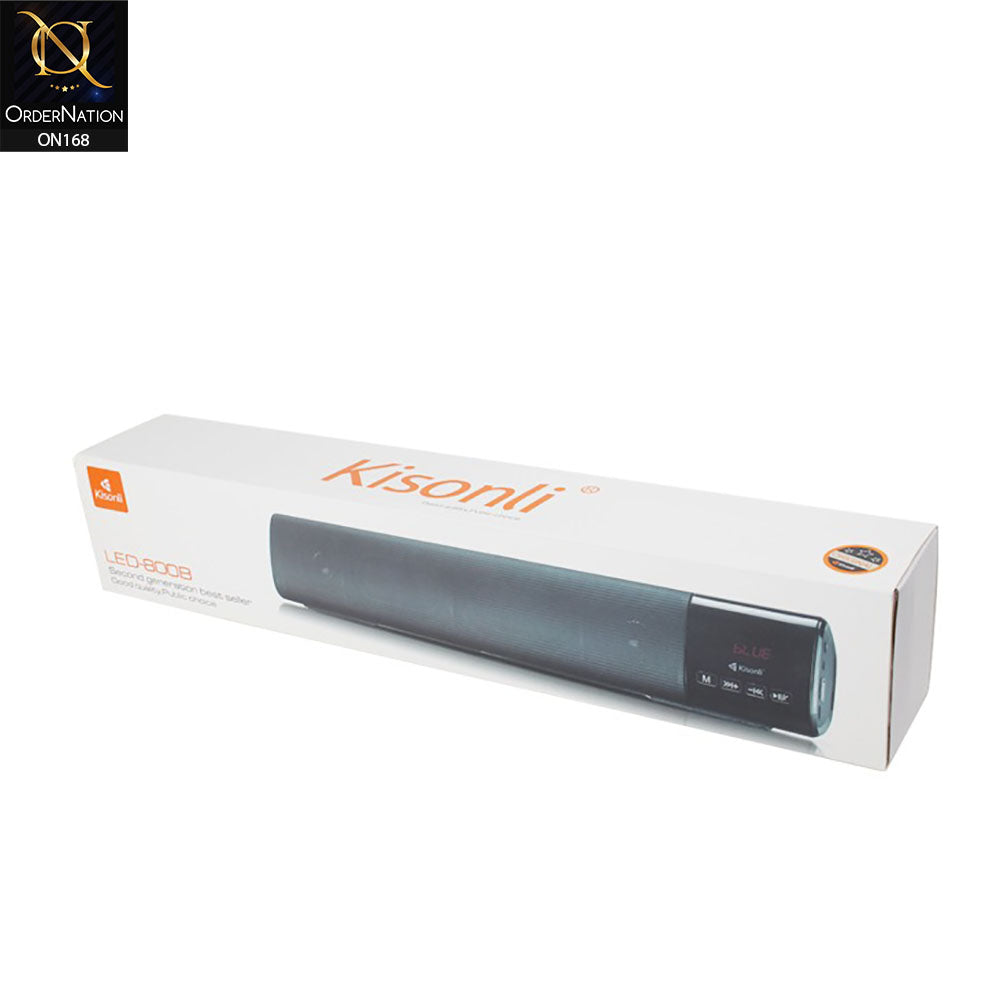 Kisonli LED-800B Sound Bar Bluetooth Speaker - Black