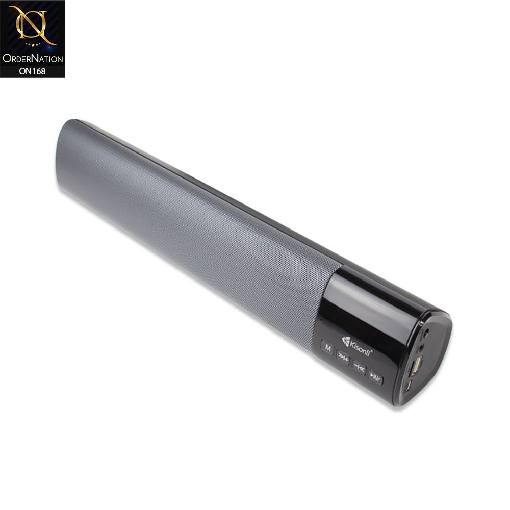 Kisonli LED-800B Sound Bar Bluetooth Speaker - Black