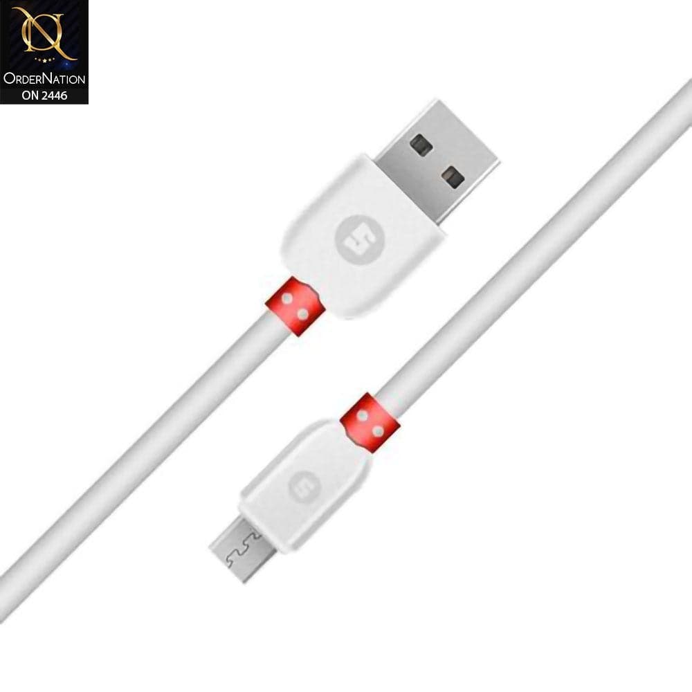 Car Charger CC-170 - White - Space Adaptive Fast Car Charger 2.4A
