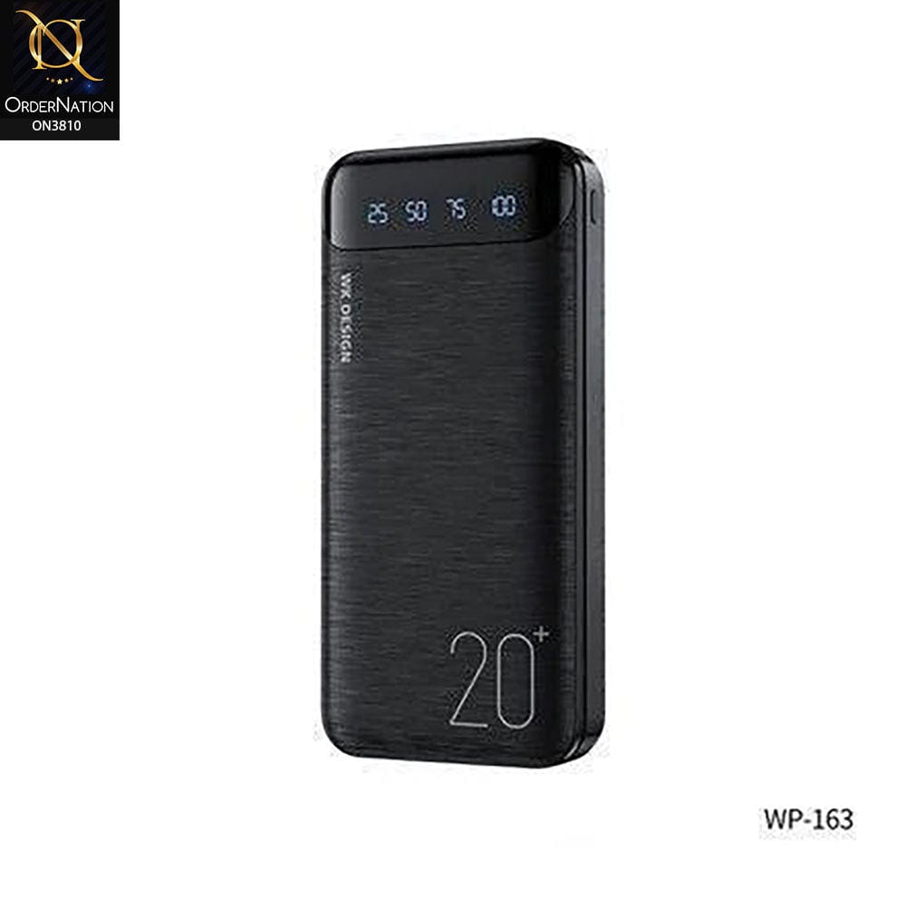 Power Bank WK MINRE 20000mAh 2.1A - Black WP-163